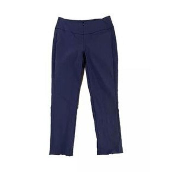 Porto San Francisco Womens 2 US 8 Adventure Crop Pants Gray Ankle Slit Stretch